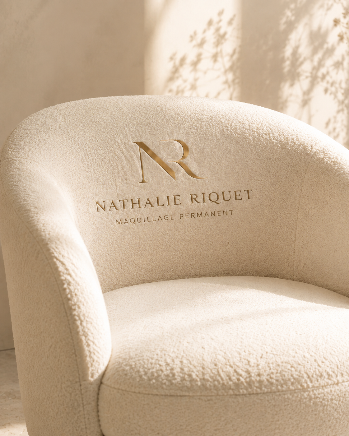 Fauteuil bouclette personnalisé